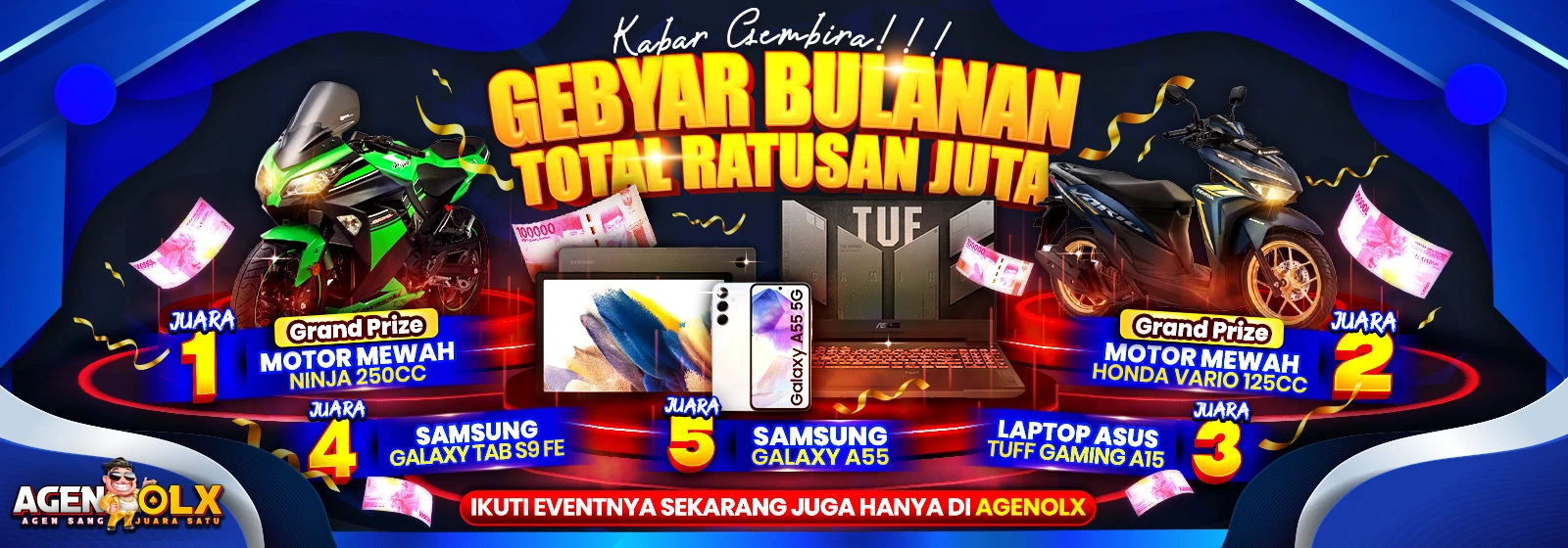 BONUS LIVE CASINO BERUNTUN